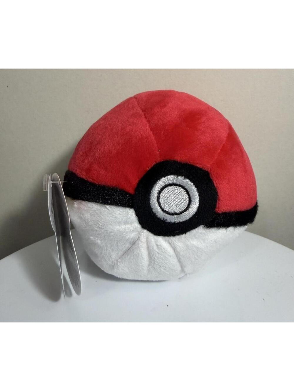 Pokemon Pokeball Misprint Error Ultra Ball Stuffed Plush Ball 4" Red White WCT